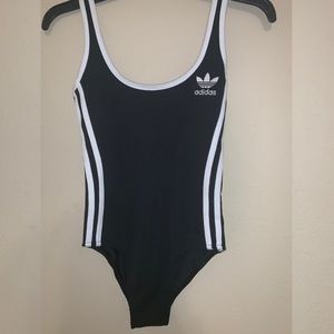 Adidas 3 stripes bodysuit